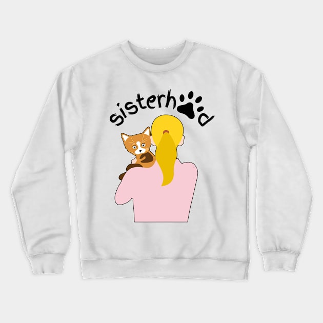 happy international cat day Crewneck Sweatshirt by Riczdodo